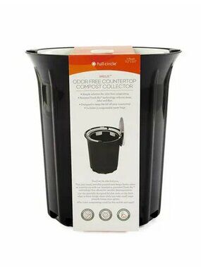Compost Plastic Holder Odor Free Countertop Collector Vegetable Cooking Food